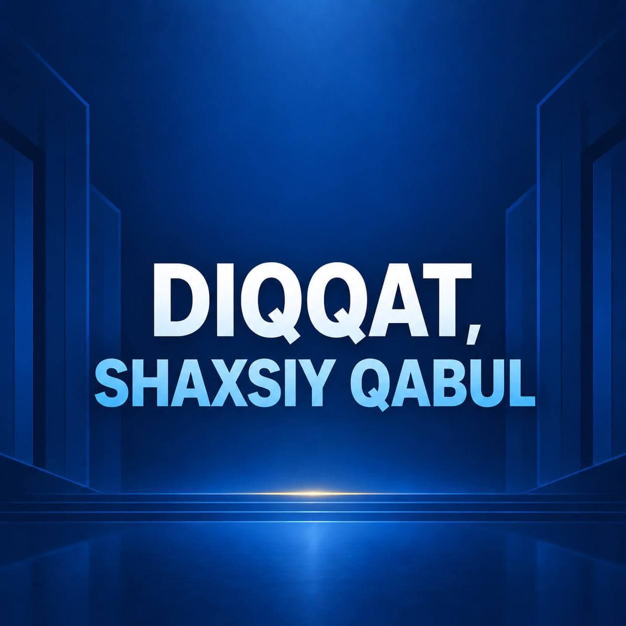 Bugun Xalq qabulxonasida ikkita qabul bo‘lib o‘tadi